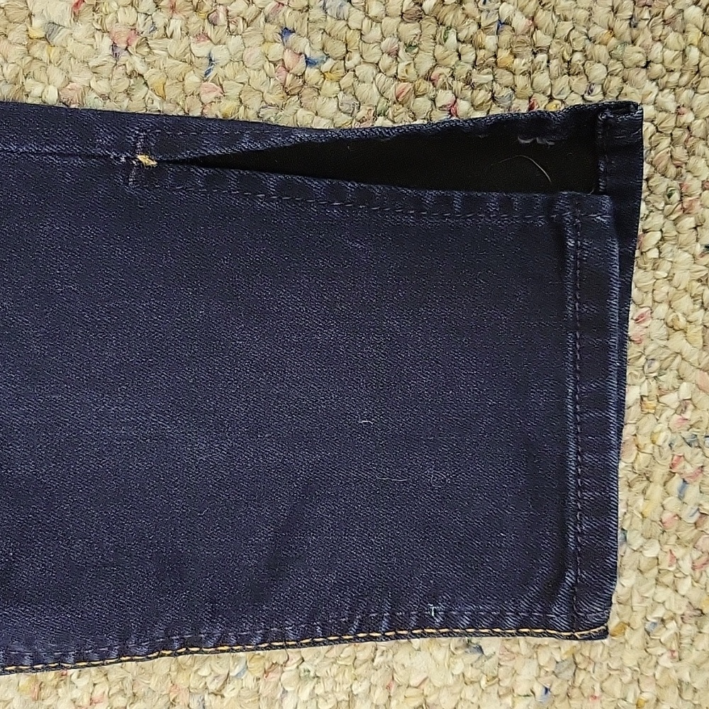 7 For All Mankind Dark Blue Ankle Skinny B (Air) Jeans, Women's 26 - Picture 9 of 9